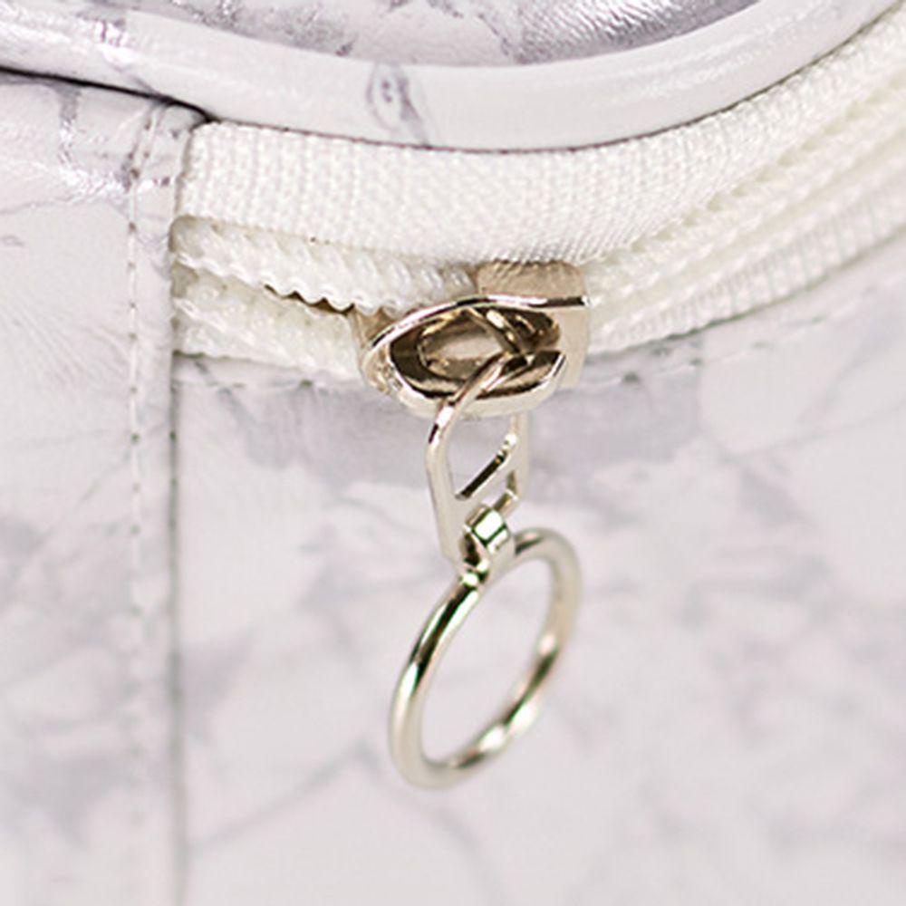 OCEANMAP Túi Đựng Mỹ Phẩm Sức Chứa Lớn Họa Tiết Vân Đá Cẩm Thạch Dành Cho Nữ