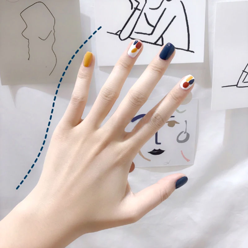 Miếng Dán Trang Trí Móng Tay Graffiti Nghệ Thuật Độc Đáo