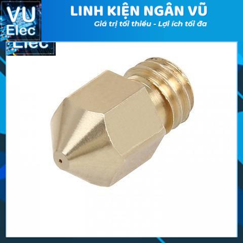 Đầu Đùn Nhựa 3D MK8 1.75MM 0.2-0.5MM