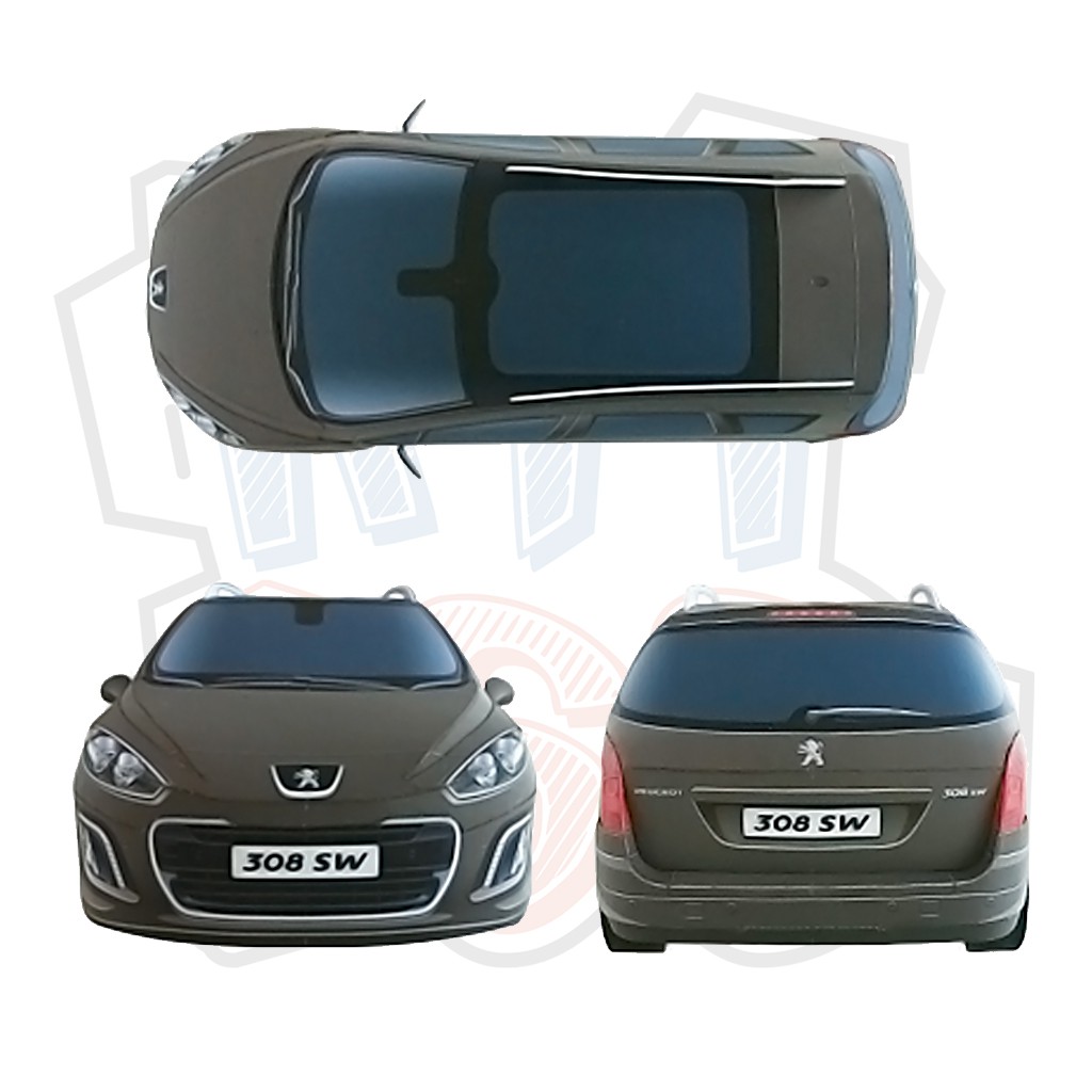 Mô hình giấy xe ô tô Peugeot 308