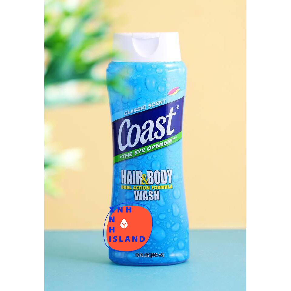 Sữa Tắm Gội Toàn Thân COAST 2in1 Mỹ - 532ml | BigBuy360 - bigbuy360.vn