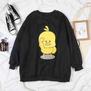 Áo thun tay dài con vịt vàng