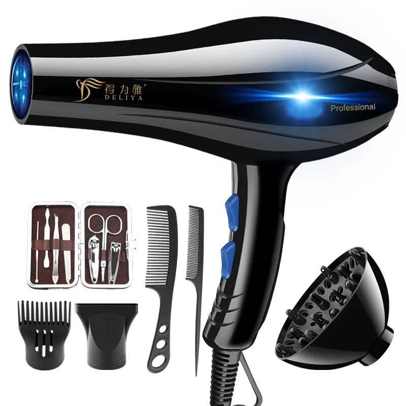 Máy sấy tóc công suất lớn 2200W nóng lạnh (có chức năng ánh sáng xanh) DLY8090 2019