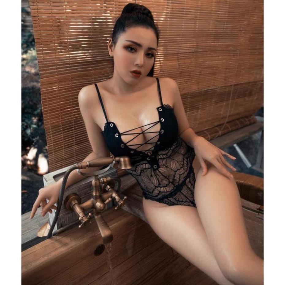 Đồ ngủ Cosplay - Đồ ngủ body suit ren sexy gợi cảm