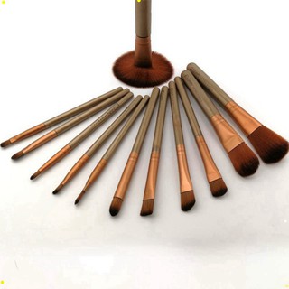 Cọ trang điểm bộ 12 cây kèm hộp nhôm
