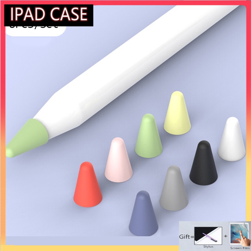 8 / Pcs Apple Pencil Gen 1 2 Tip Stylus Pen Nib Silicone Cover Ốp