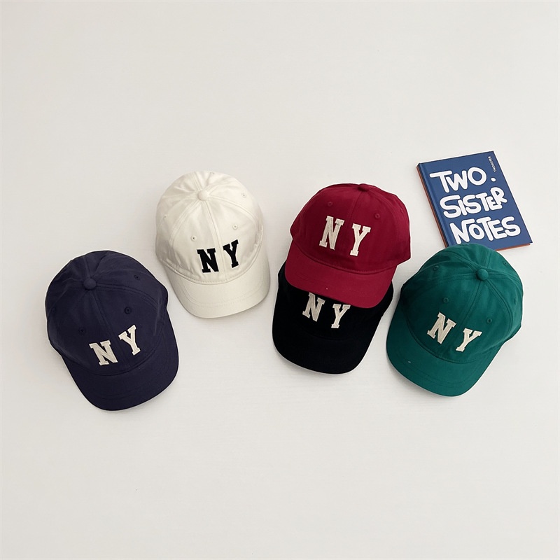 Mũ Lưỡi Trai Thêu Chữ NY Phong Cách Hàn Quốc Cho Bé