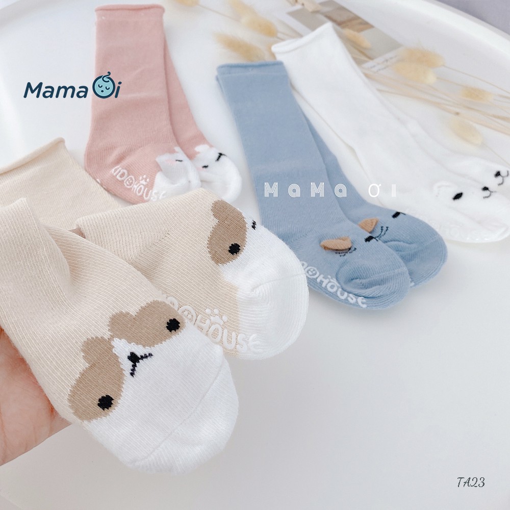 TA23 Tất dài hình thú cho bé của Mama Ơi-Thời trang cho bé