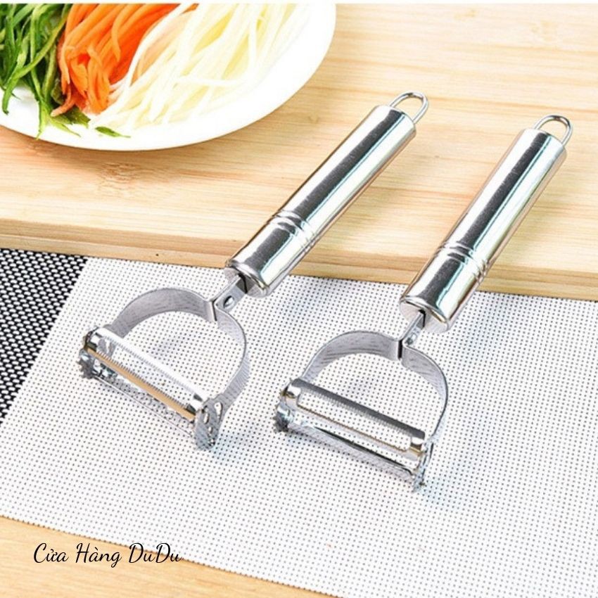 🌻 Nạo Sợi Inox Đa Năng 2in1  Nạo Củ Quả 2 Đầu Inox Siêu Bền NC5031 🌻