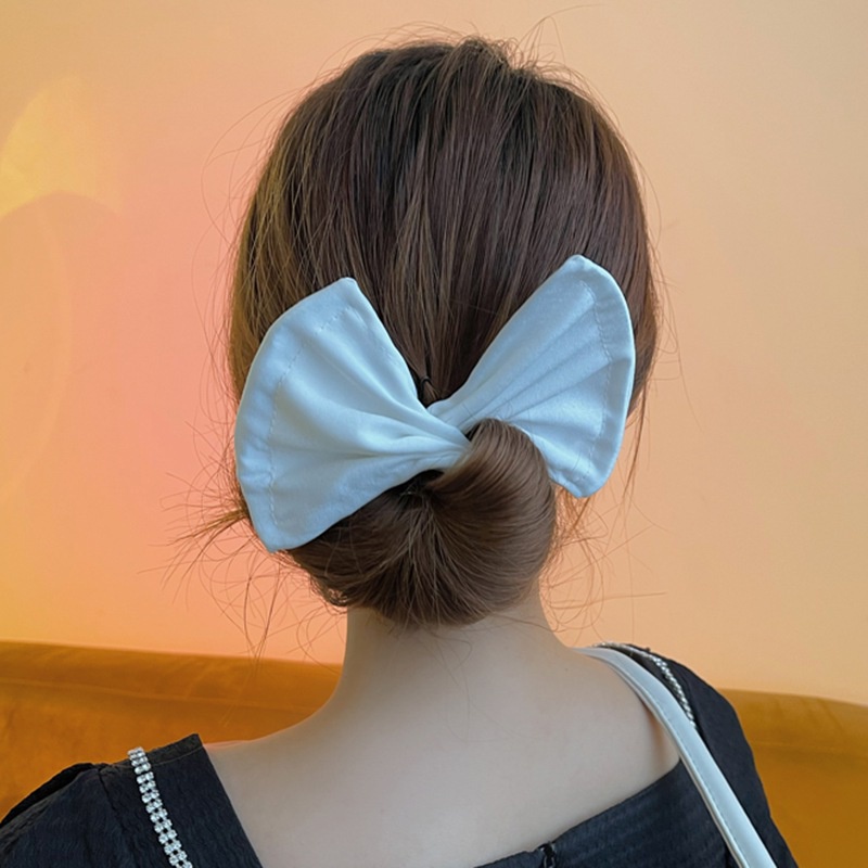 Phụ kiện kẹp tóc dạng xoắn thắt nơ tiện lợi