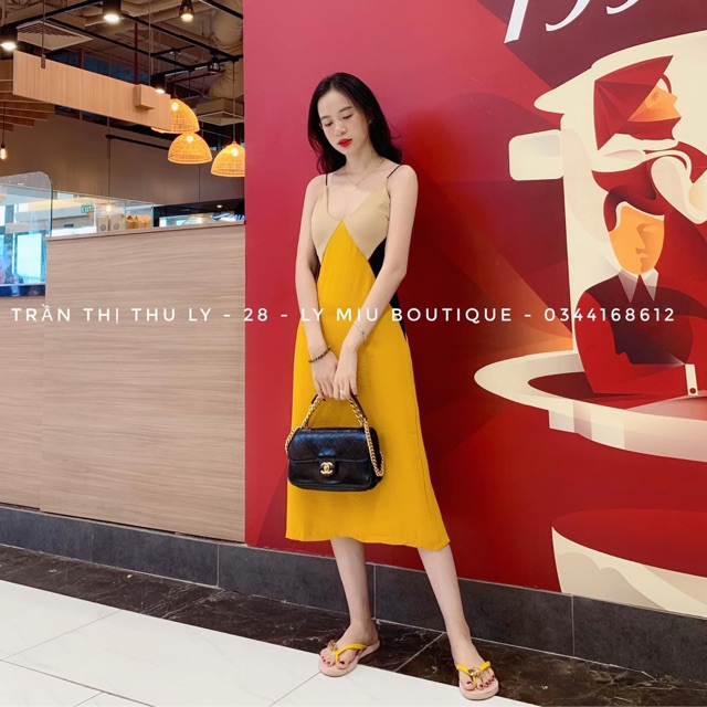 Váy 2s phối màu