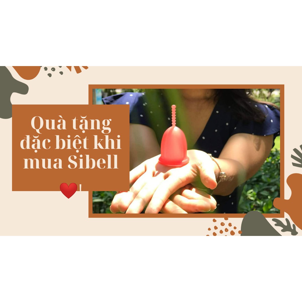 Cốc Nguyệt San SIBELL PLUS 💖 Nhập Khẩu CHÍNH HÃNG Pháp 💖 Tặng Kèm Ly Tiệt Trùng 200K và Viên Tiệt Trùng