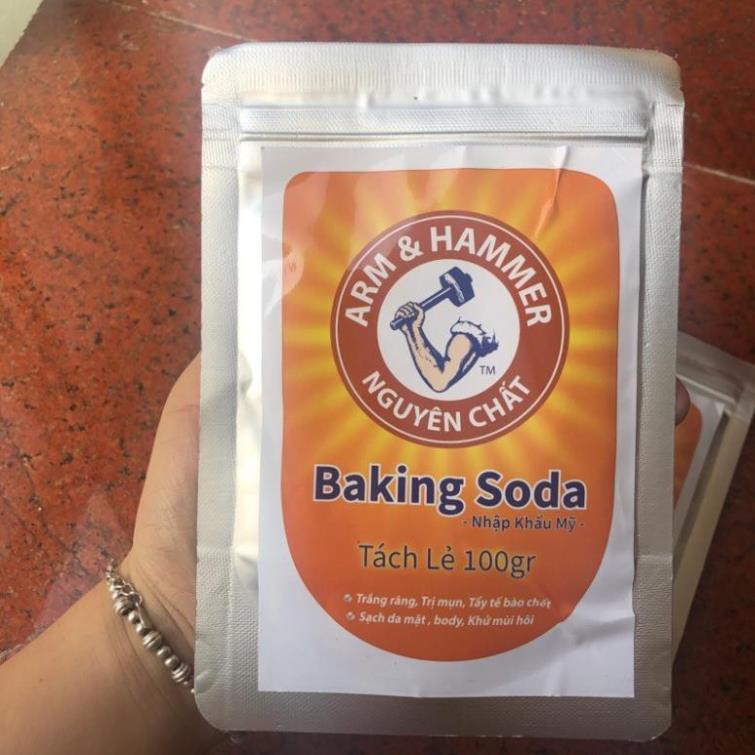 Baking Soda hàng chính hãng gói 100gr đa năng