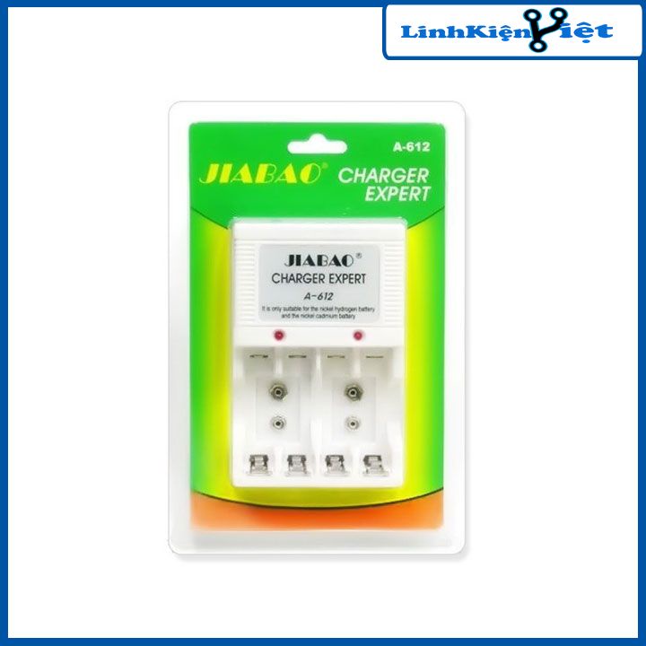 Bộ sạc pin đa năng A-612 kèm 2 pin sạc 1.5 AAA 1800mah