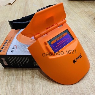 Mặt nạ hàn điện tử KAPUSI K-2037 gập lên xuống thuận tiện - Kính hàn điện tử tự động tối khi hàn