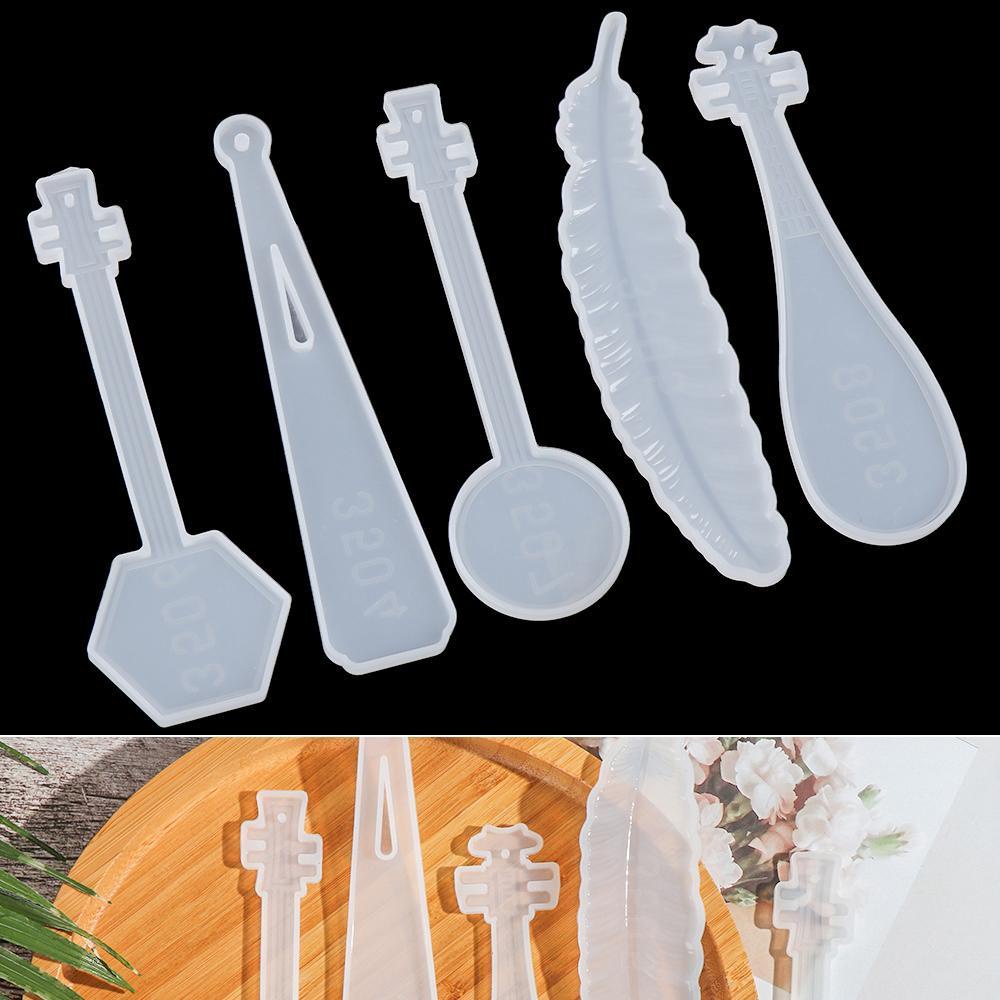 Khuôn Làm Thẻ Đánh Dấu Trang Sách Bằng Nhựa Resin Hình Móc Khóa|Keo Dán Trang Trí Sổ Tay Thủ Công Chất Lượng Cao