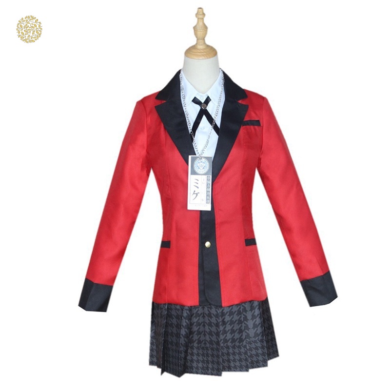 Bộ đồng phục hóa trang nhân vật anime Jabami Yumeko Kakegurui