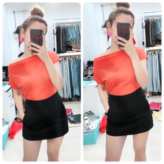 Áo pull lệch vai