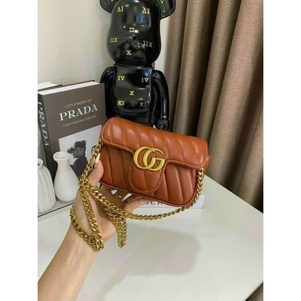 Túi GC marmont, SIZE 18, có dây đeo bụng 3 màu siêu xinh(tuyển sỉ, ctv toàn quốc)