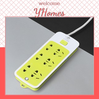Ổ cắm điện 6 cổng, 3 cổng USB thông minh, chống giật