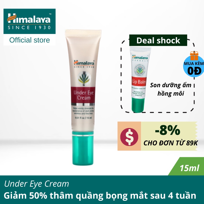 Kem dưỡng giảm thâm quầng mắt Himalaya Under Eye Cream 15g