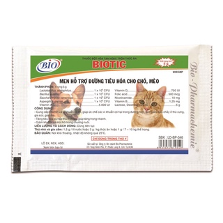 Men tiêu hoá cho mèo chó Biotic