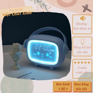 Đồng hồ báo thức Cartoon clock ❤️FREESHIP🍀 Đồng hồ quà tặng sinh nhật