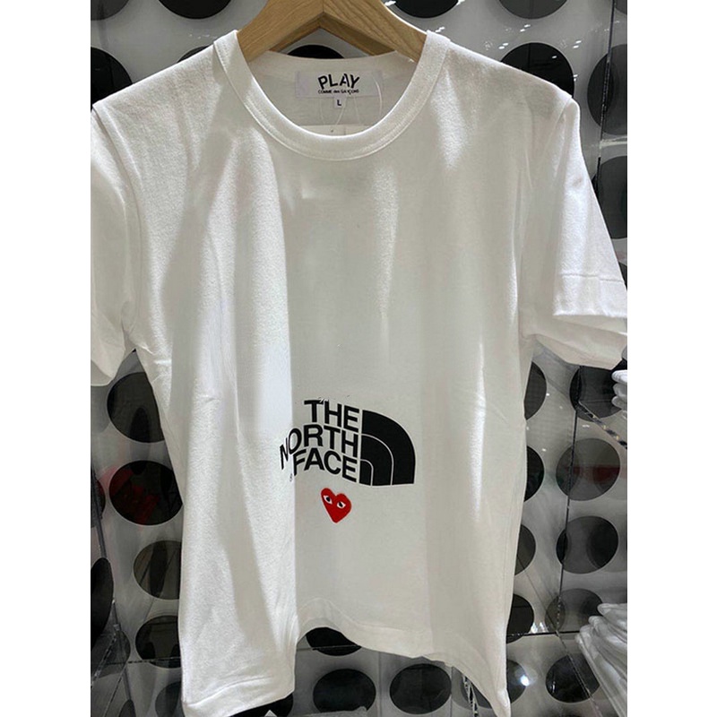 Áo Thun Tay Ngắn Cổ Tròn In Chữ Cdg Kawakubo Rei play Hợp Thời Trang Cho Nam Và Nữ