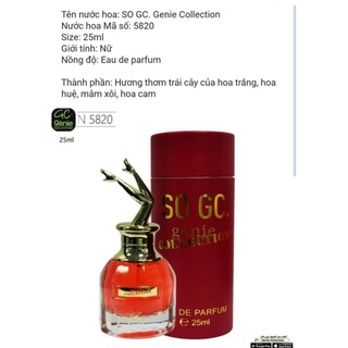 💥Nước hoa nội địa Dubai So Genie Collection No5820 Nước hoa nữ