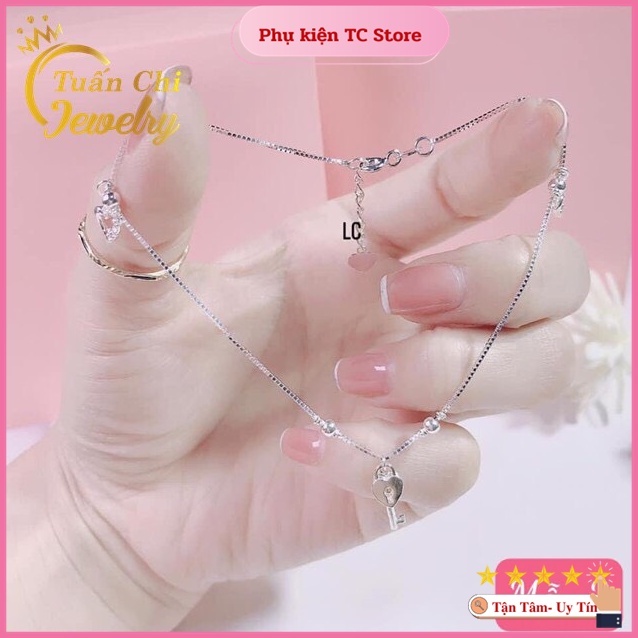 BẠC CHUẨN Lắc Chân Bạc Nữ Cao Cấp, Kiểu Mẫu Hiện Đại, Đa Dạng, Dễ Thương [ Vòng Chân Nữ ]