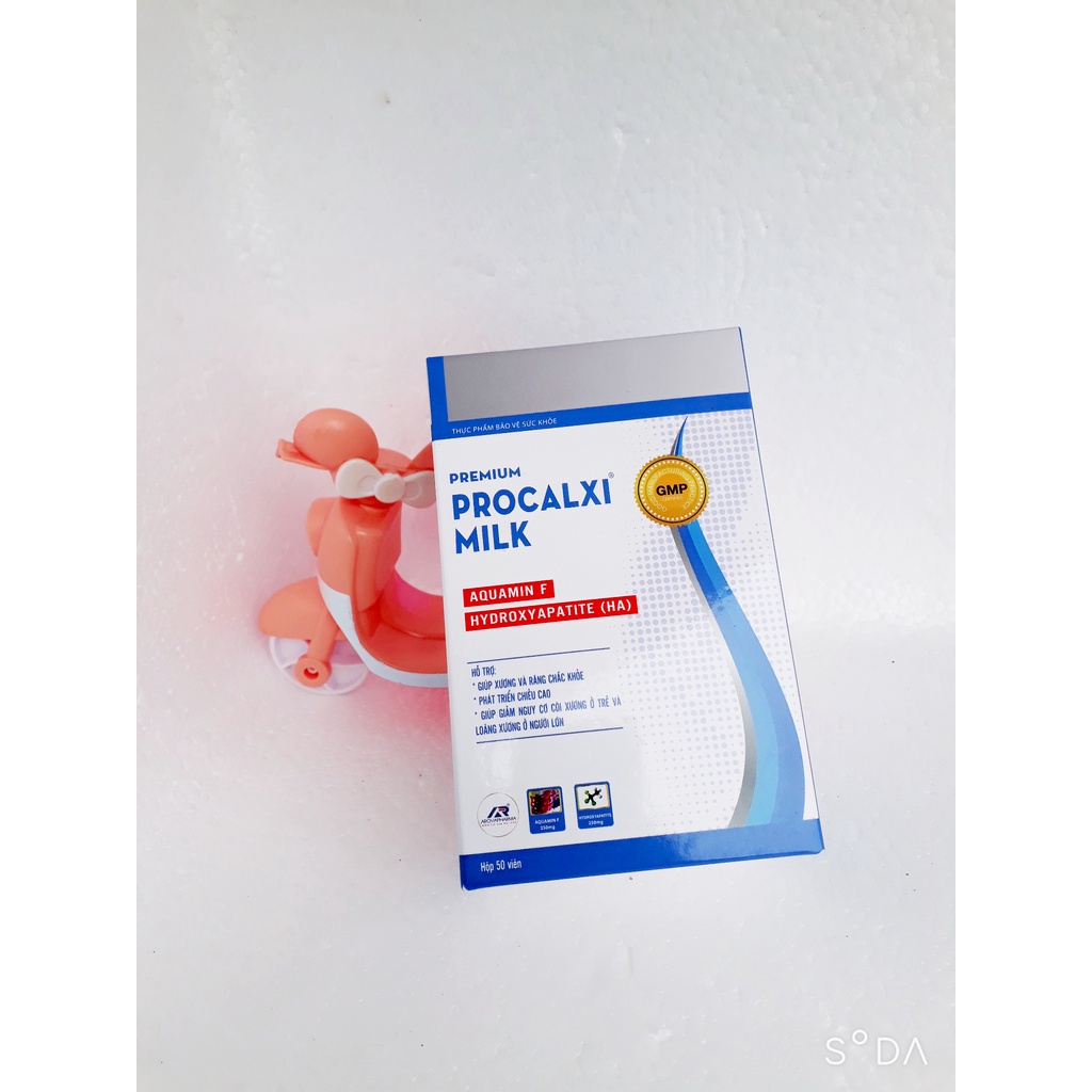 Viên uống CANXI hữu cơ Procalxi Milk, hỗ trợ phát triển chiều cao, giảm nguy cơ còi xương; giúp xương và răng chắc khỏe