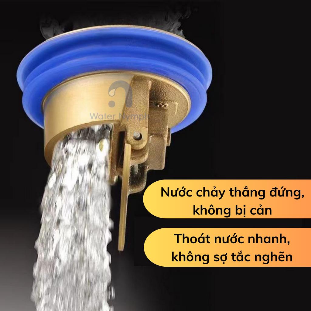 Nắp đậy cống, lõi thoát sàn, phễu chống bốc mùi, chống côn trùng nhà vệ sinh, nhà tắm bằng đồng, silicon