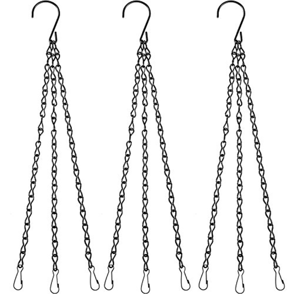 Dây Xích Treo Chậu Hoa / Cây Cảnh 3 Điểm 15.7inch Thay Thế Tiện Dụng