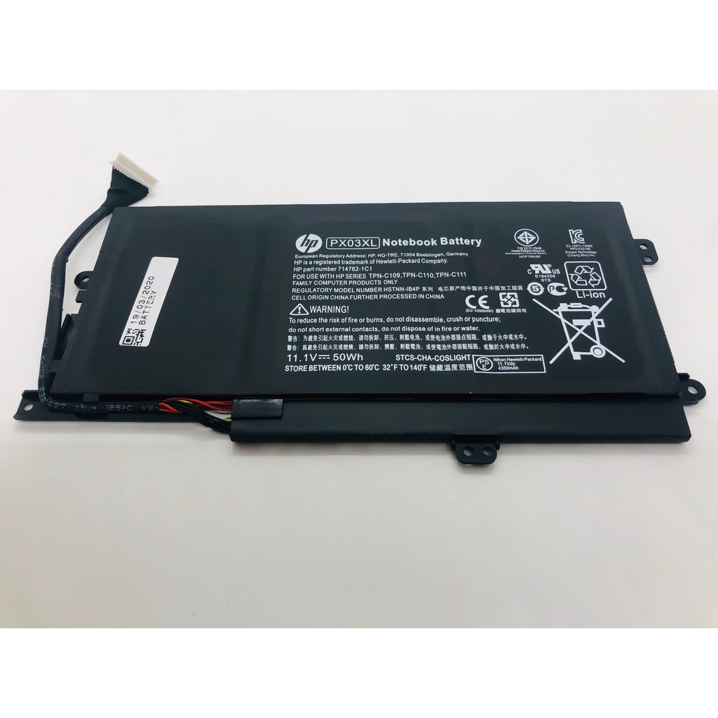 Pin Laptop HP ENVY Touchsmart M6-K Series ( Màn Cảm Ứng) Mã Pin PX03XL Hàng Nhập Khẩu Mới 100% Có Video Thực Tế