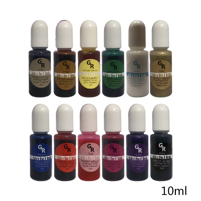 Set 12 Lọ Màu Nhuộm Làm Đồ Thủ Công