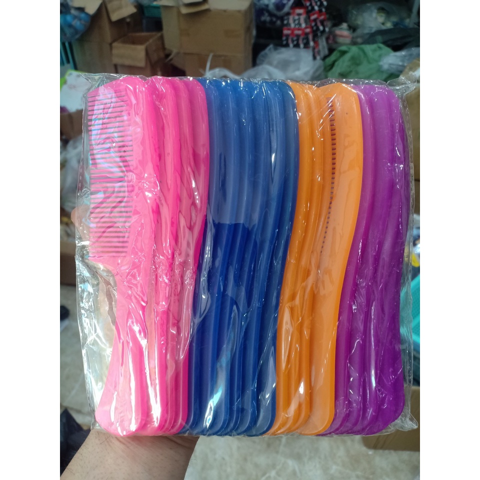 Lố 20 Lược Chải Đầu Nhiều Mầu