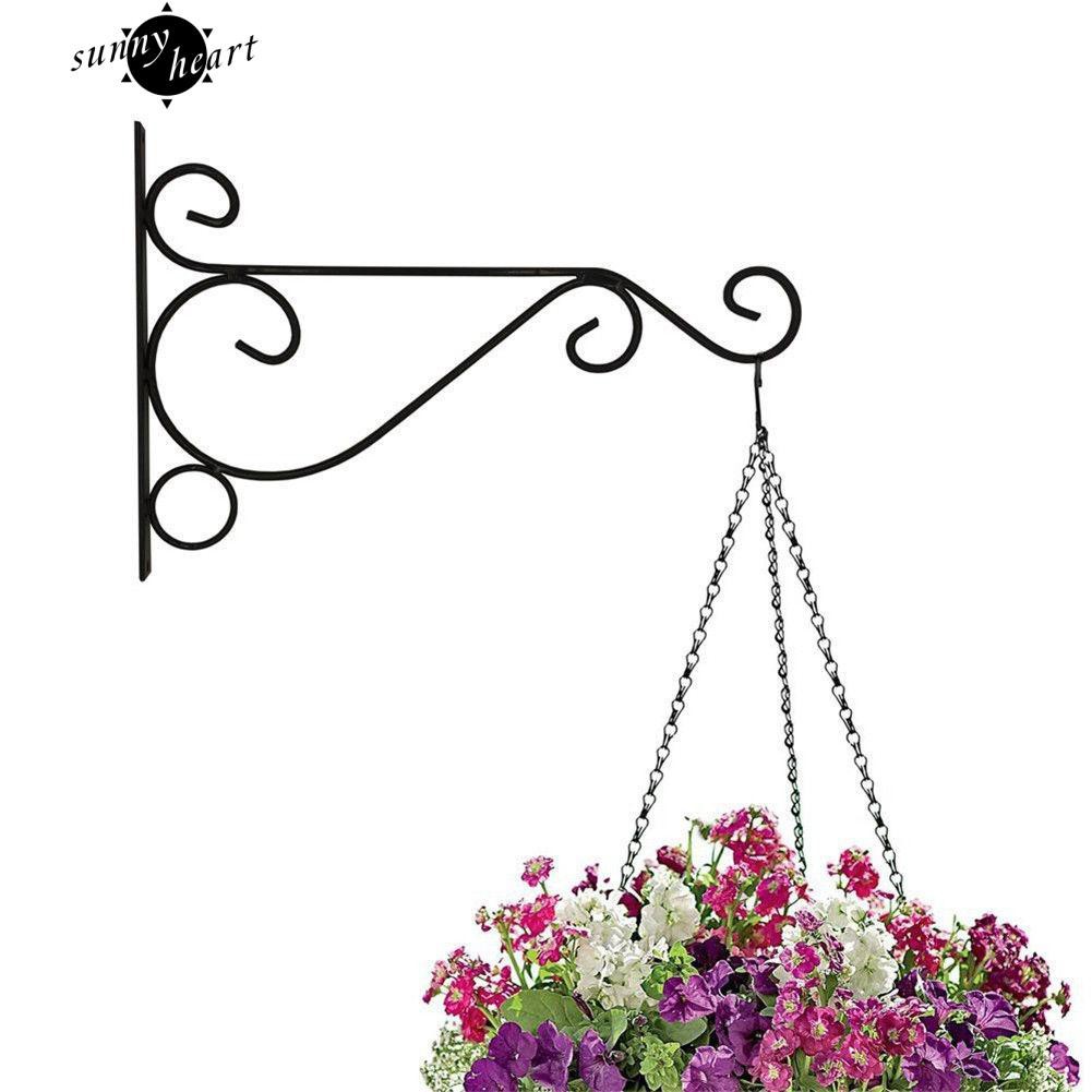 Giá treo chậu cây cảnh gắn tường trang trí bằng kim loại
