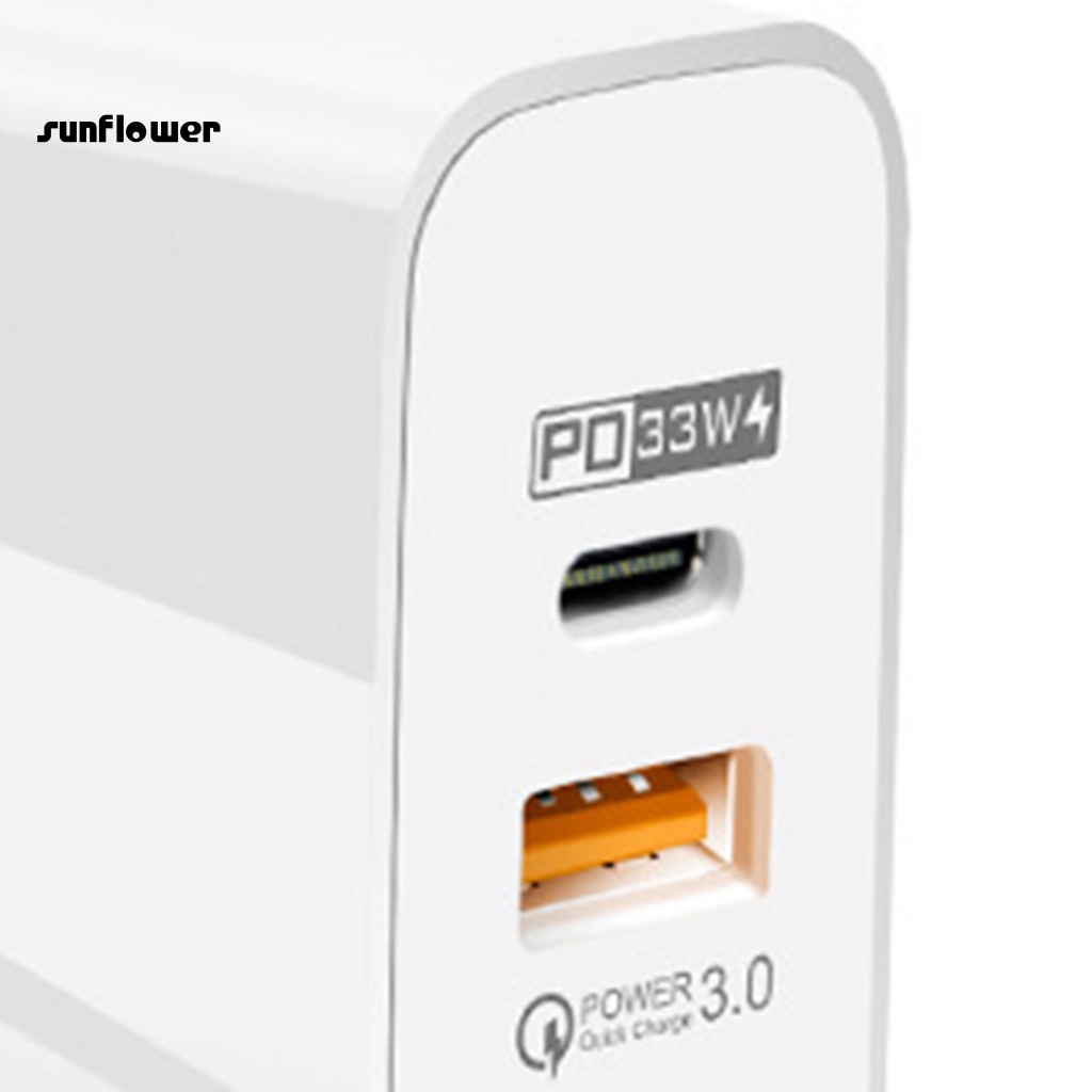 Cốc sạc Lenovo 65W QC3.0 gắn tường tiện dụng cho điện thoại