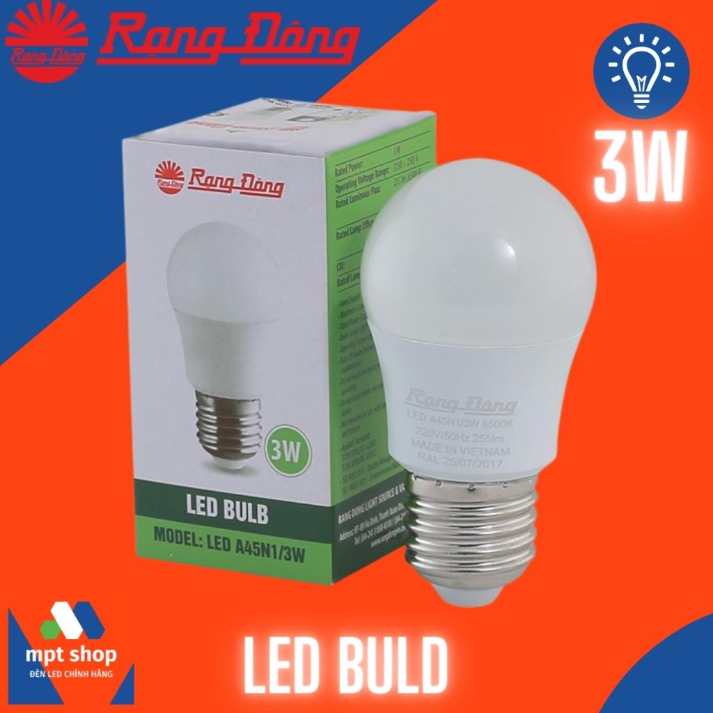 Bóng đèn Rạng Đông LED Bulb tròn 3W