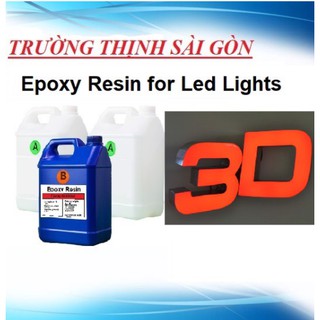 Thùng 20Kg Epoxy Resin Làm Hộp Đèn Led, Bảng Chữ (R79AB-L)