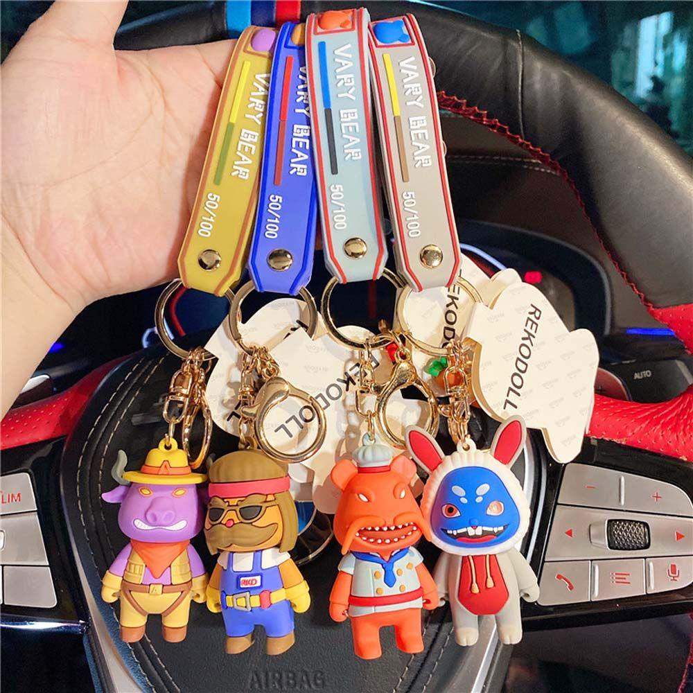 Móc Khóa Hình Thỏ Hề Dễ Thương Xinh Xắn