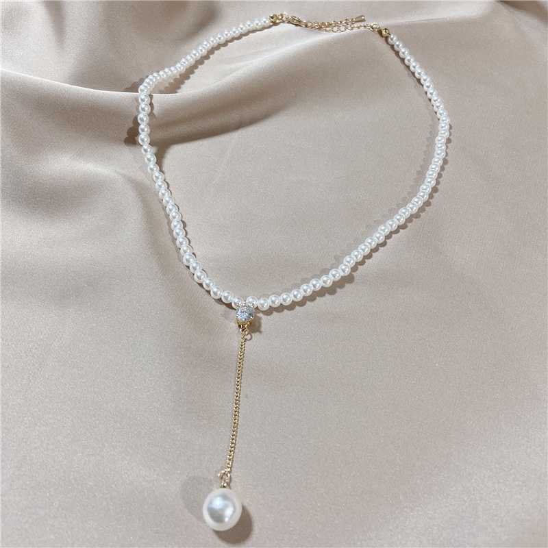 Vòng cổ Ngọc Trai Phong Cách Hàn Quốc 2022 Sang Trọng Cho Nữ