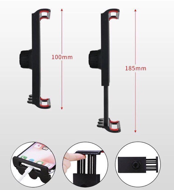 Giá đỡ đa năng, kẹp điên thoại, ipad | BigBuy360 - bigbuy360.vn