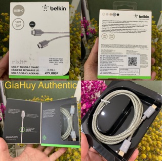 Cáp USB-C to USB-C Belkin F2CU041bt06