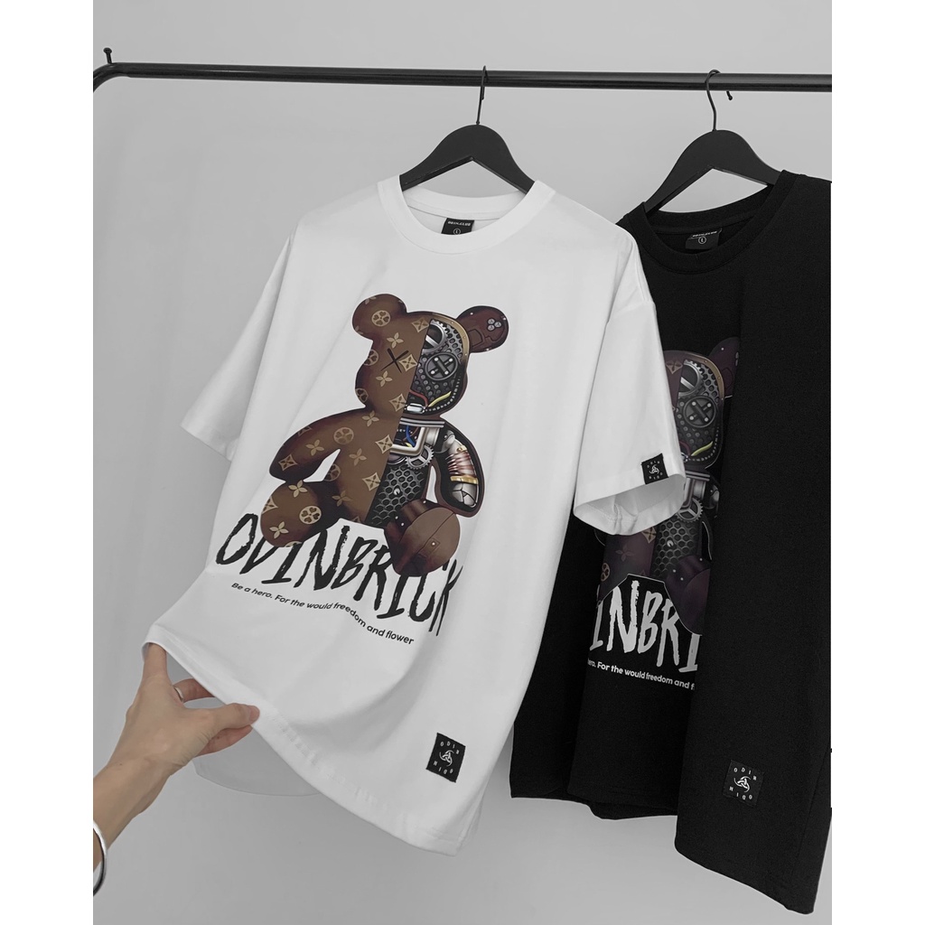 ÁO THUN MACHINE BEAR , Odinclothing, Áo phông oversize unisex ODIN