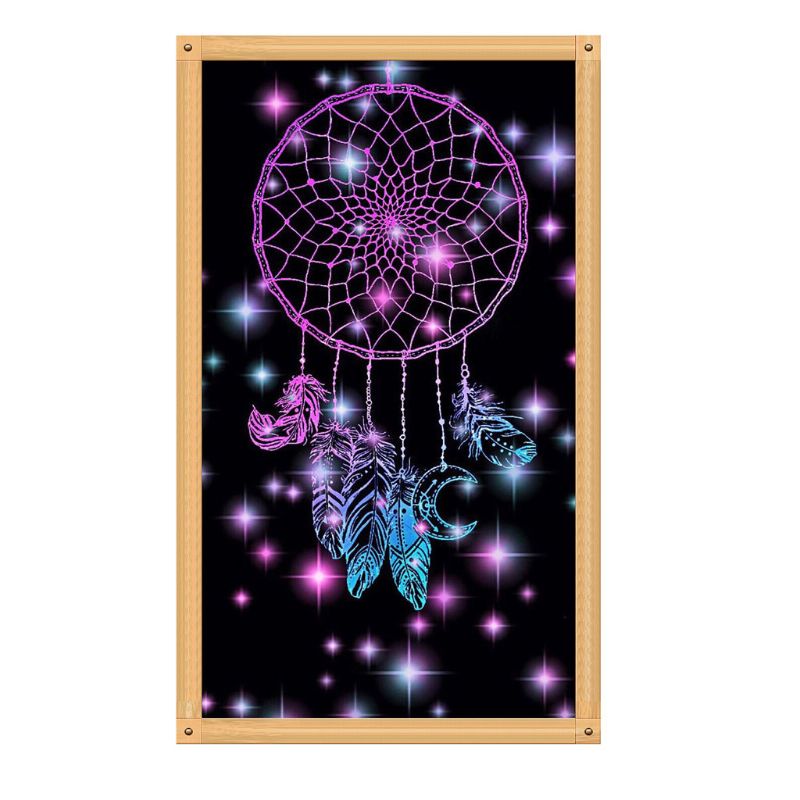Bộ Tranh Đính Đá 5D Tự Làm Họa Tiết Dreamcatcher Độc Đáo