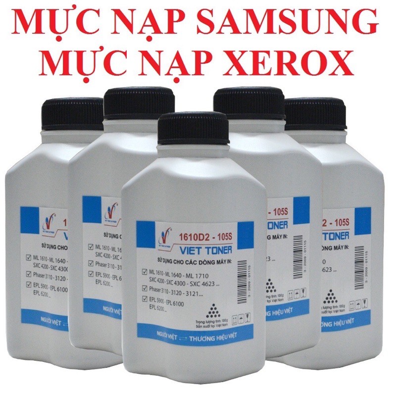 MỰC NẠP SAM SUNG/EPSON SIÊU NÉT-ML1610-1640-1710, SXC 4200-4300-4623, Xerox Phaser 3110-3120-3121