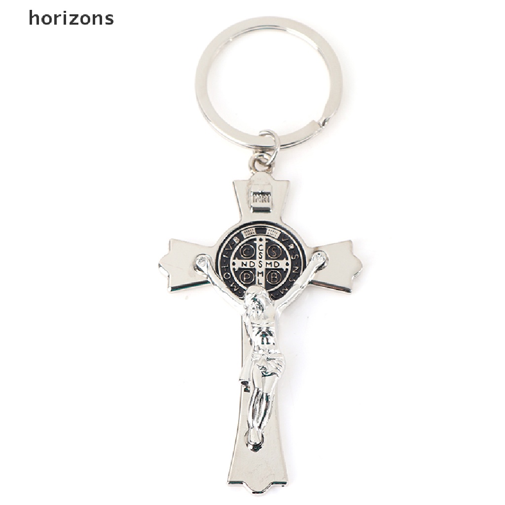 [horizons] Móc Khóa Hình Thánh Giá / Chúa Jesus Thời Trang Phụ Kiện Trang Sức (h)