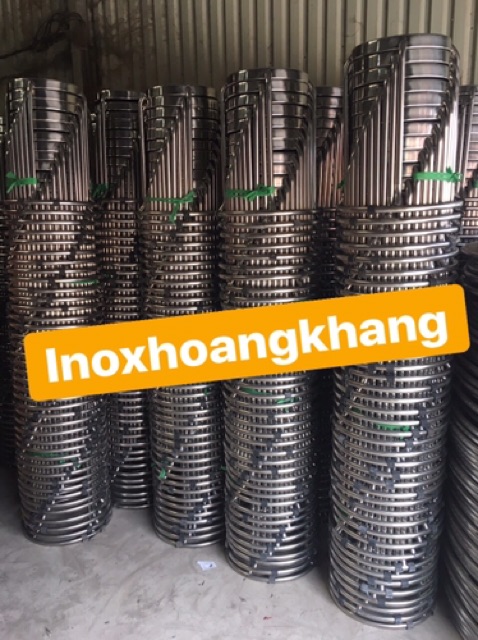 Ghế inox chân tròn siêu bền, ghế inox cho thuê tiệc cưới,mặt ghế inox sáng bóng