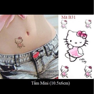Hình xăm dán kitty B31